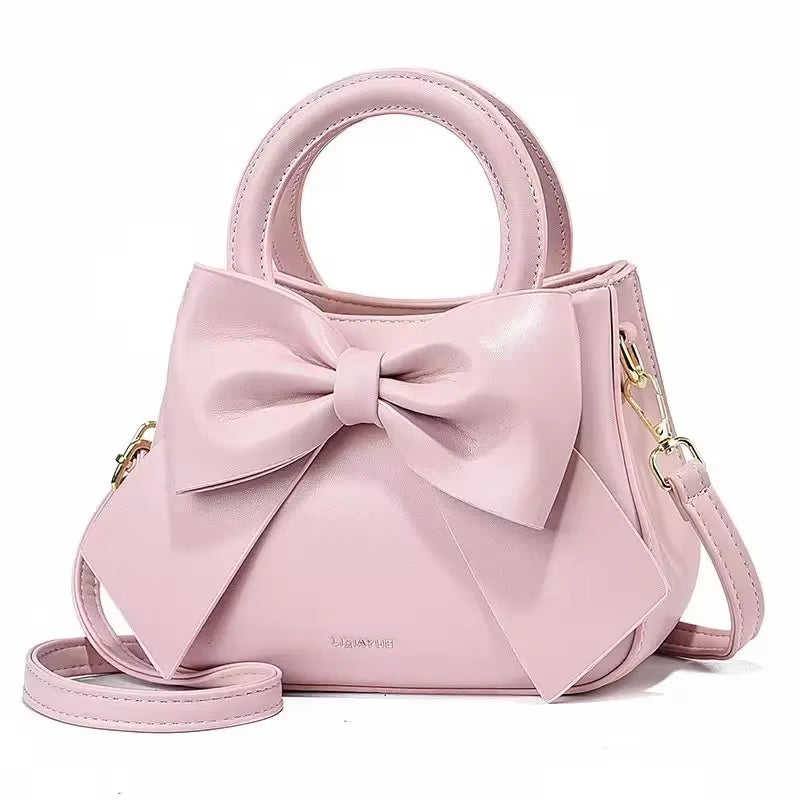 2024 New Womens Crossbody Bags for Women Top-Handle Trend Handbags Ladies Shoulder Bag Exquisite Bow Tie Women'S Tote Sac Purses