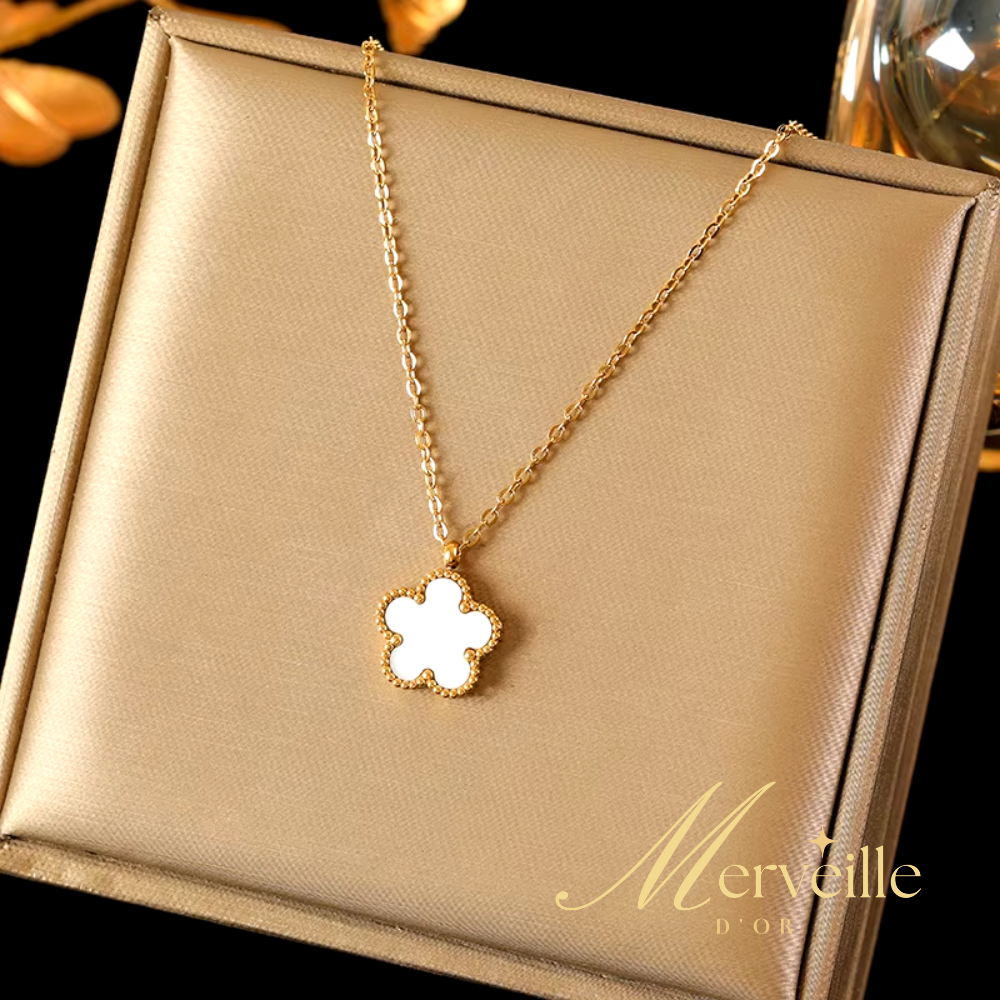 Collier en acier inoxydable 5 Clover