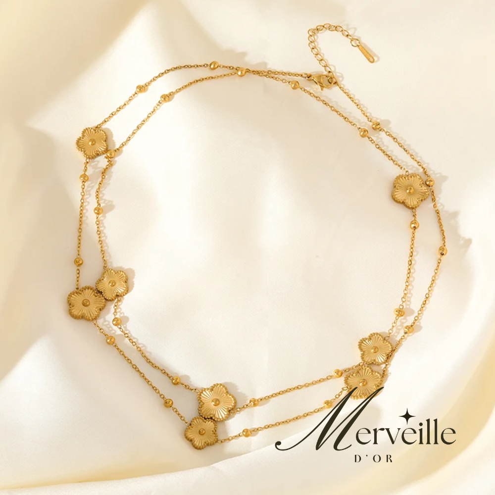 Collier en acier inoxydable 5 Clover