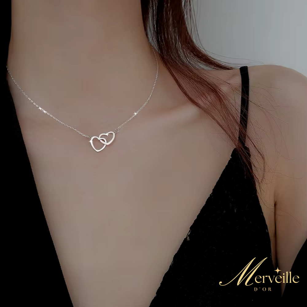 Collier pendentif coeur bijoux fins