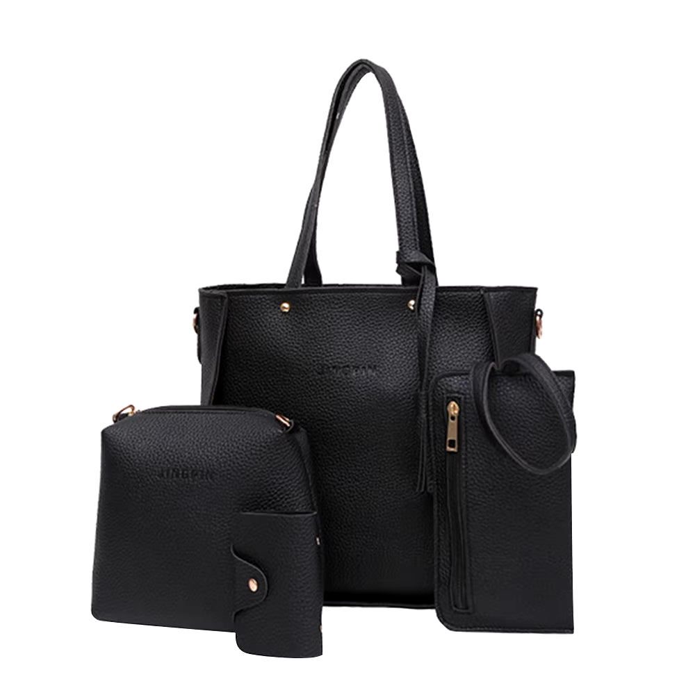 Women Four Set Handbag Shoulder Bags Four Pieces Tote Bag Crossbody Wallet Bags Women'S Handbag Sac À Mains Femme Bolsos Mujer